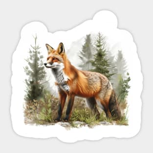 Fox Lovers Sticker